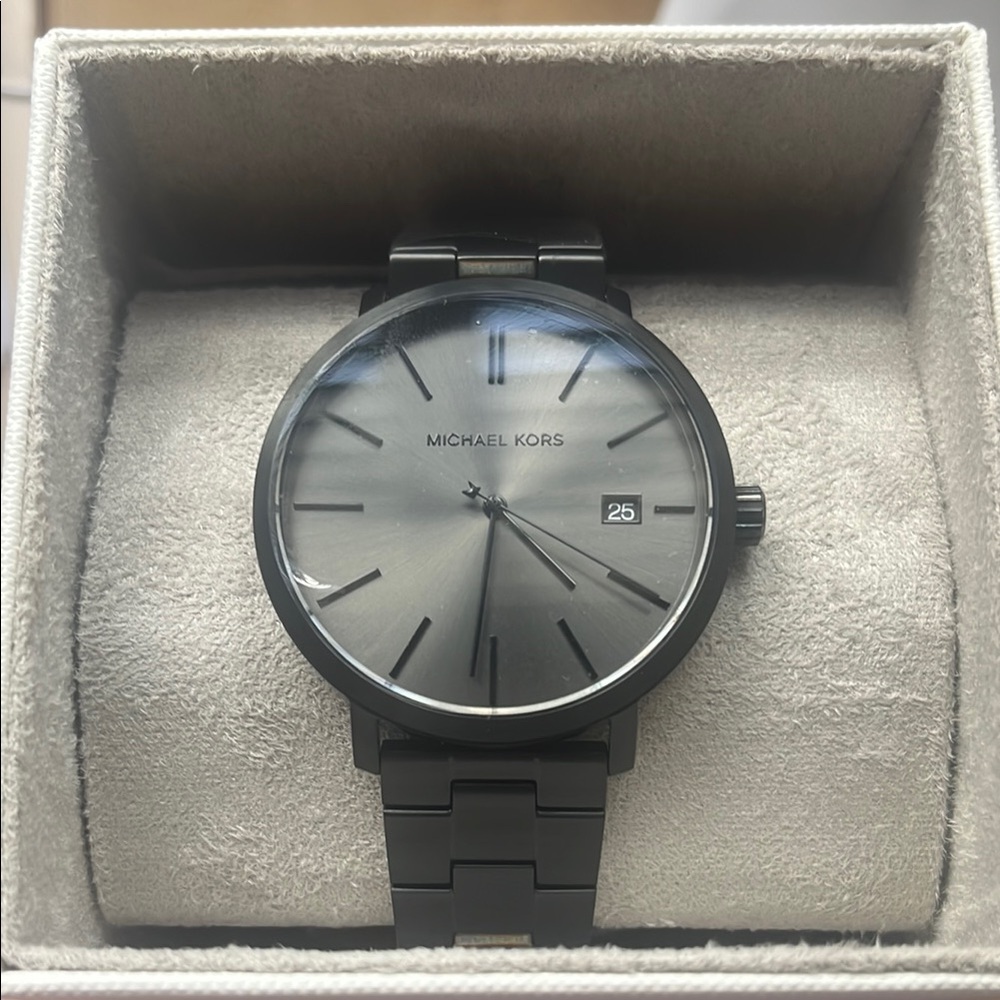 Michael Kors Charcoal Black Watch